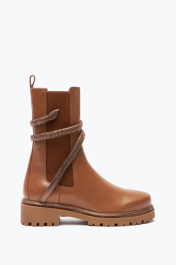 gioiello cleo cristallo nocciola bootie 25 rene caovilla
