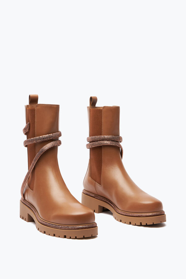 gioiello cleo cristallo nocciola bootie 25 rene caovilla