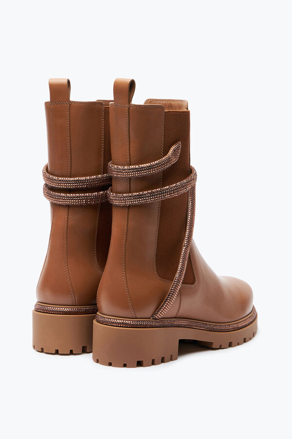 gioiello cleo cristallo nocciola bootie 25 rene caovilla