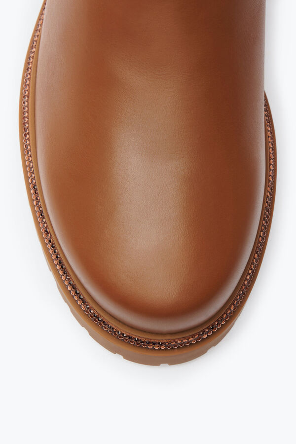 gioiello cleo cristallo nocciola bootie 25 rene caovilla