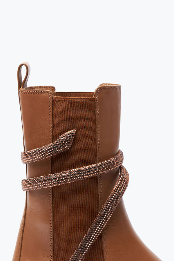 gioiello cleo cristallo nocciola bootie 25 rene caovilla