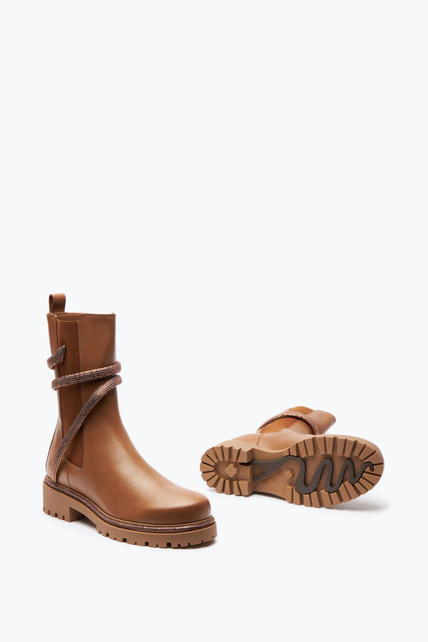 gioiello cleo cristallo nocciola bootie 25 rene caovilla