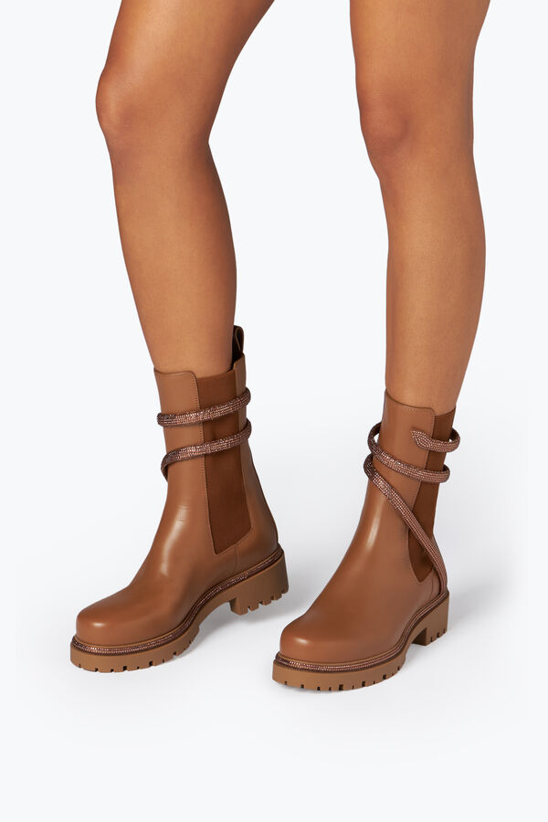 gioiello cleo cristallo nocciola bootie 25 rene caovilla