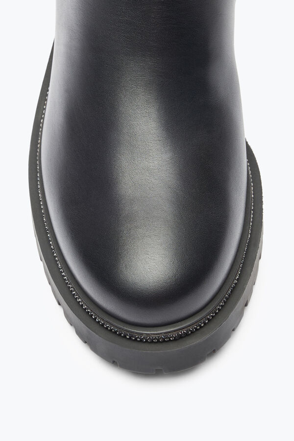 gioiello cleo cristallo nero bootie 60 rene caovilla