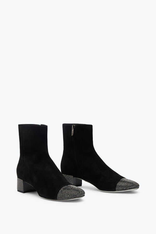 gioiello bonnie black suede bootie 40 rene caovilla