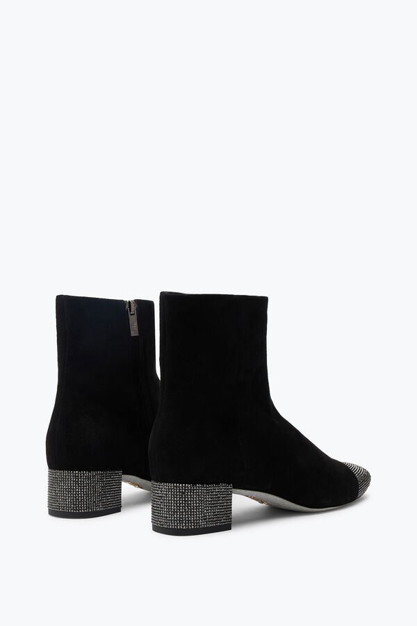 gioiello bonnie black suede bootie 40 rene caovilla