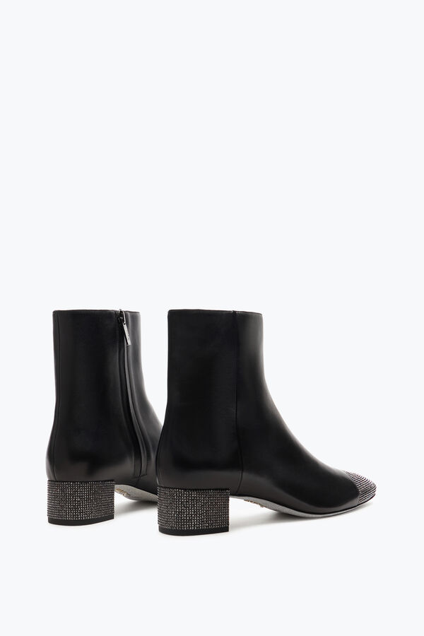 gioiello bonnie ankle boot in pelle nera 40 rene caovilla