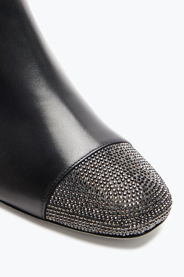 gioiello bonnie ankle boot in pelle nera 40 rene caovilla
