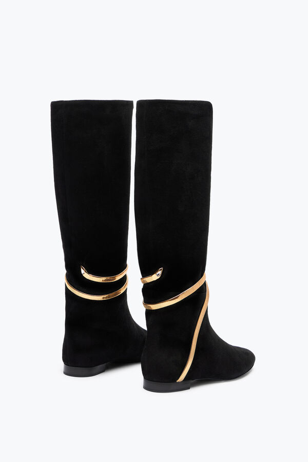 gioiello di ginepro soft boot in camoscio nero 20 rene caovilla