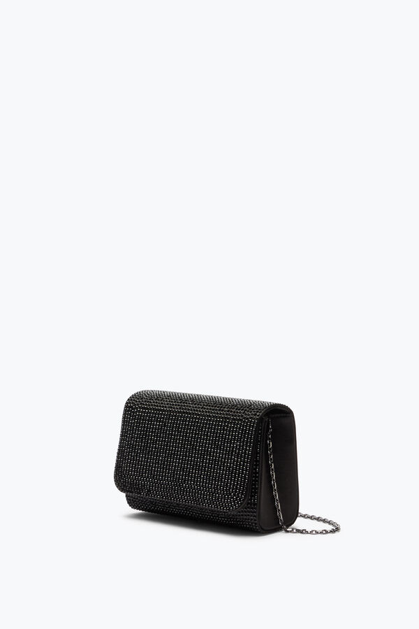 gioiello nero pochette kamila rene caovilla