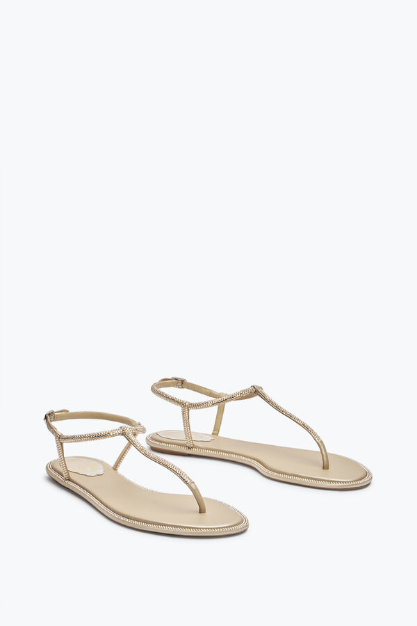 gioiello diana crystal beige sandalo 10 rene caovilla