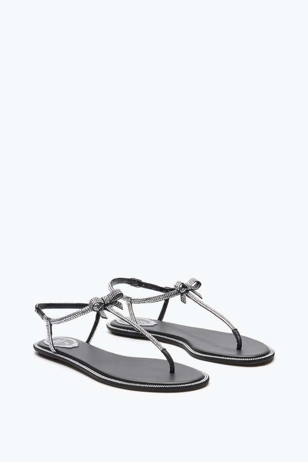 gioiello caterina nero thong sandal 10 rene caovilla