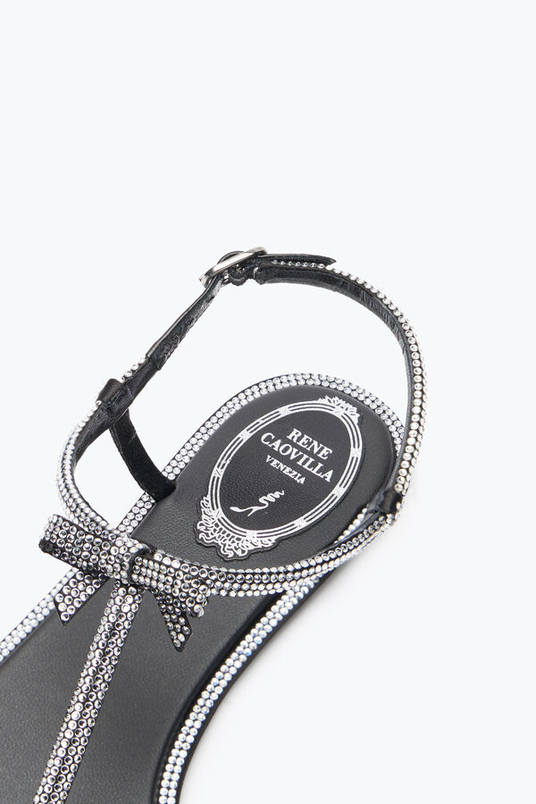 gioiello caterina nero thong sandal 10 rene caovilla