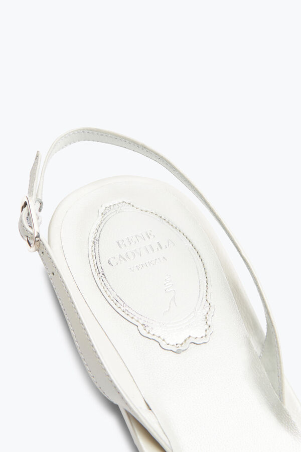 gioiello cenerentola bianco slingback 10 rene caovilla