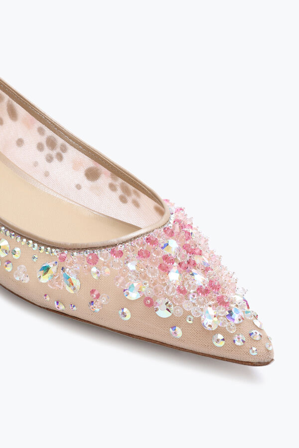gioiello cenerentola champagne ballerina 10 rene caovilla