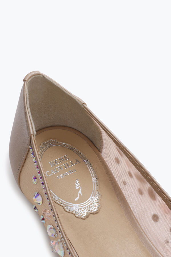 gioiello cenerentola champagne ballerina 10 rene caovilla