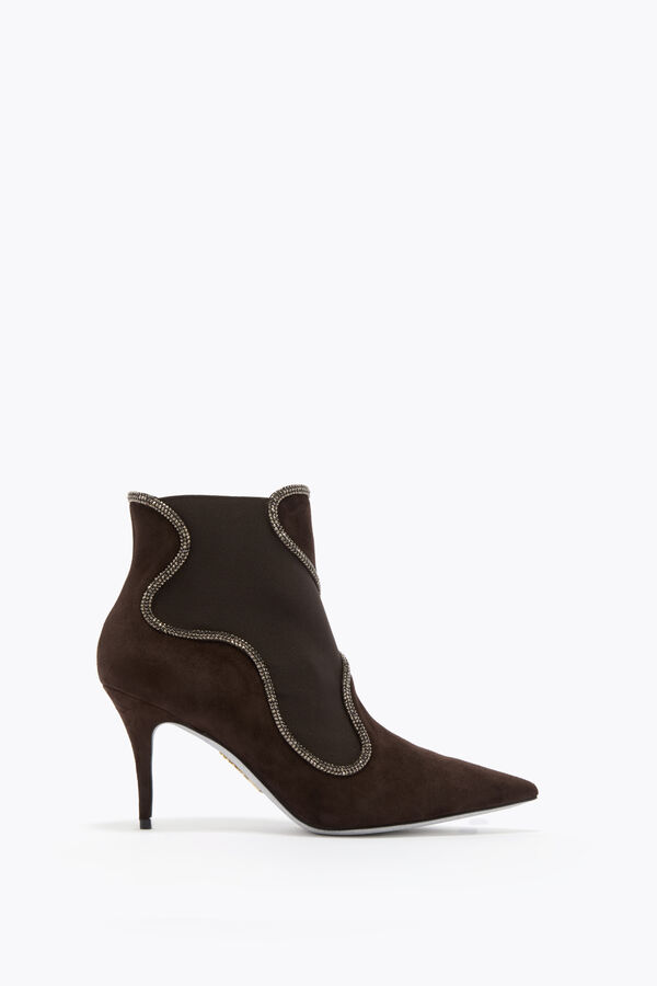 gioiello onda marrone ankle boot 80 rene caovilla