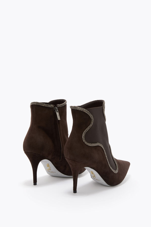 gioiello onda marrone ankle boot 80 rene caovilla
