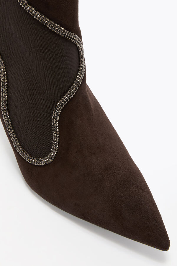 gioiello onda marrone ankle boot 80 rene caovilla