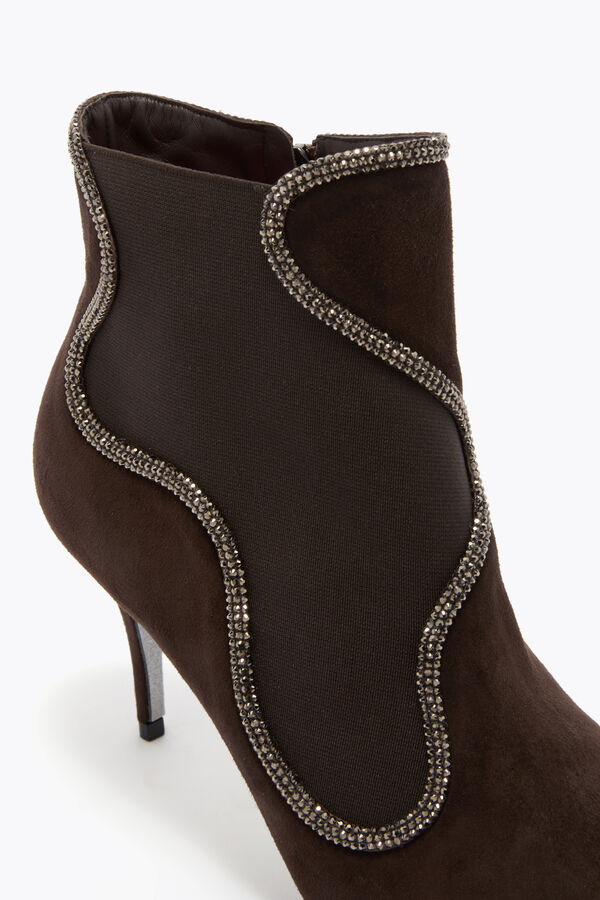 gioiello onda marrone ankle boot 80 rene caovilla