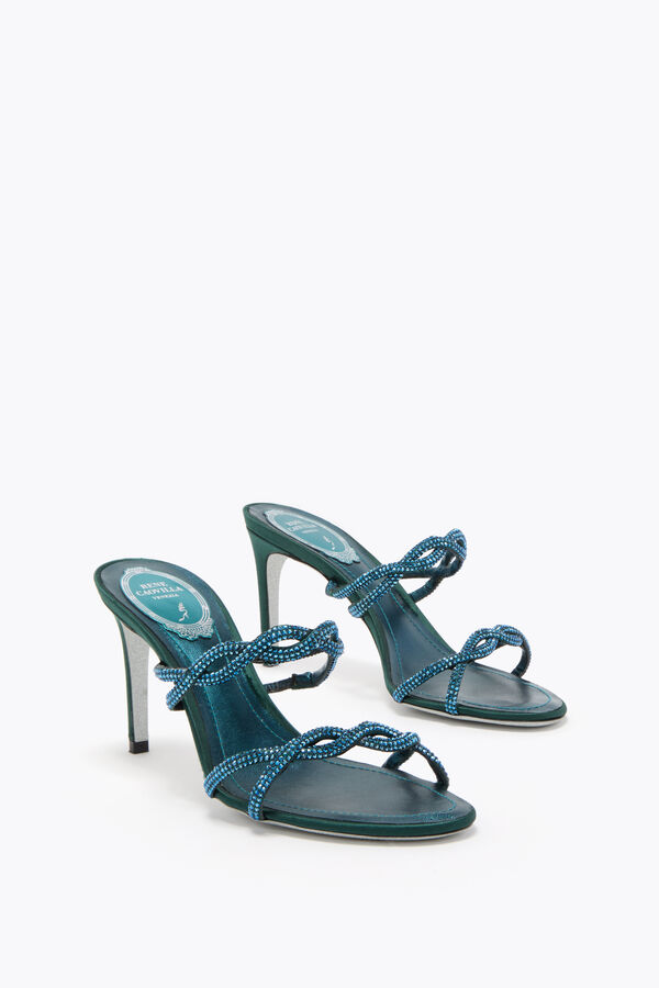 gioiello treccia teal mulo 80 rene caovilla