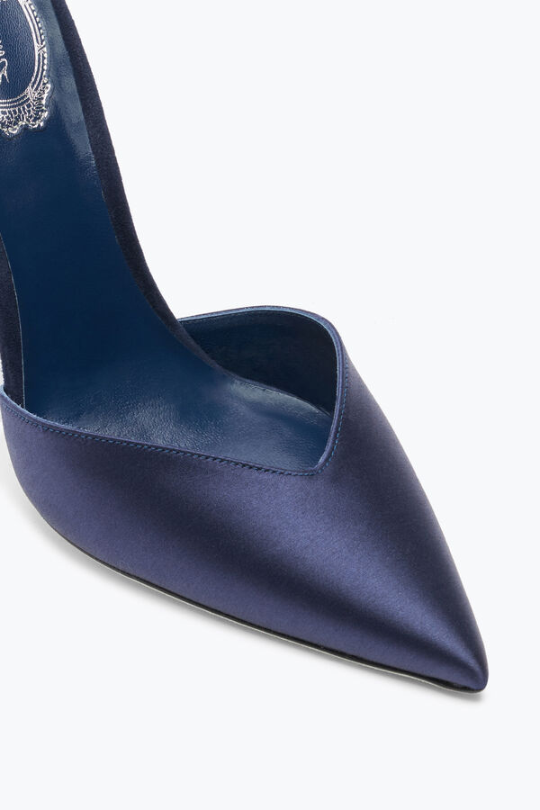 gioiello margot midnight blue pompa 105 rene caovilla