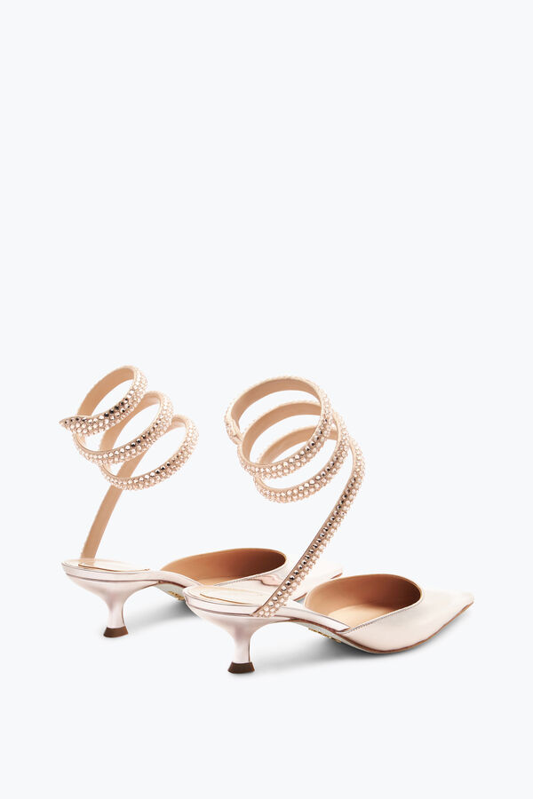 gioiello cleo in oro rosa con pompa di cristalli di 50 rene caovilla