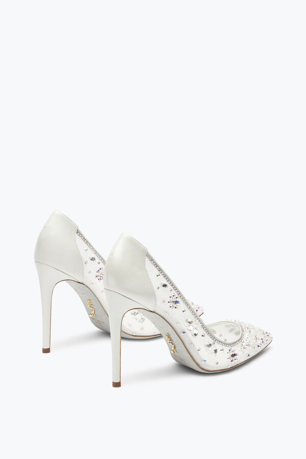 gioiello cenerentola bianco pompa 105 rene caovilla