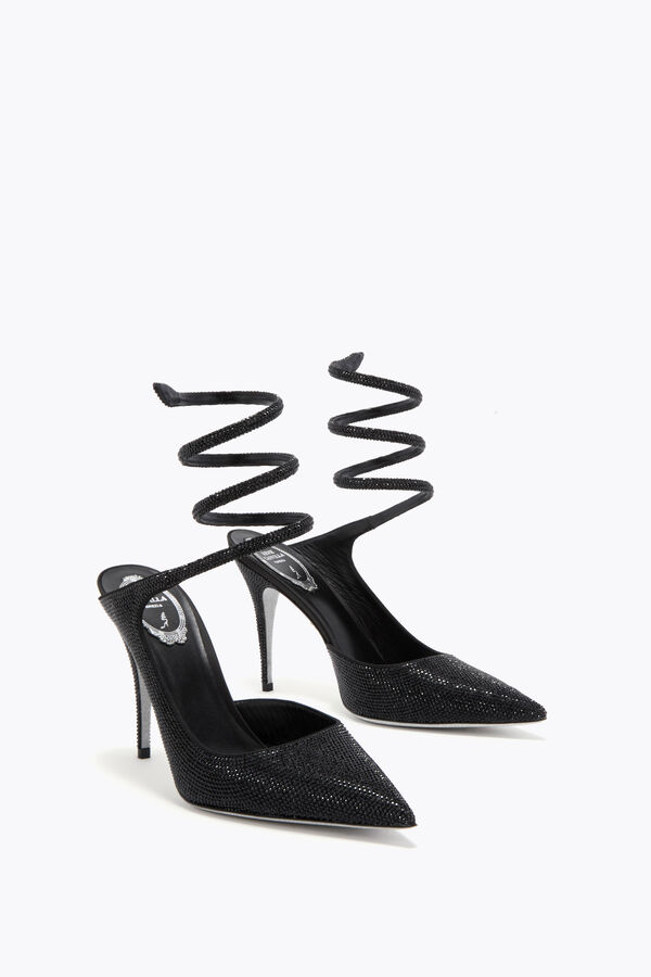 gioiello cleo pompa nero 100 rene caovilla