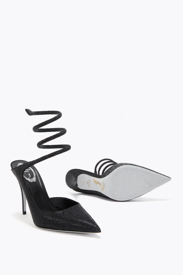 gioiello cleo pompa nero 100 rene caovilla