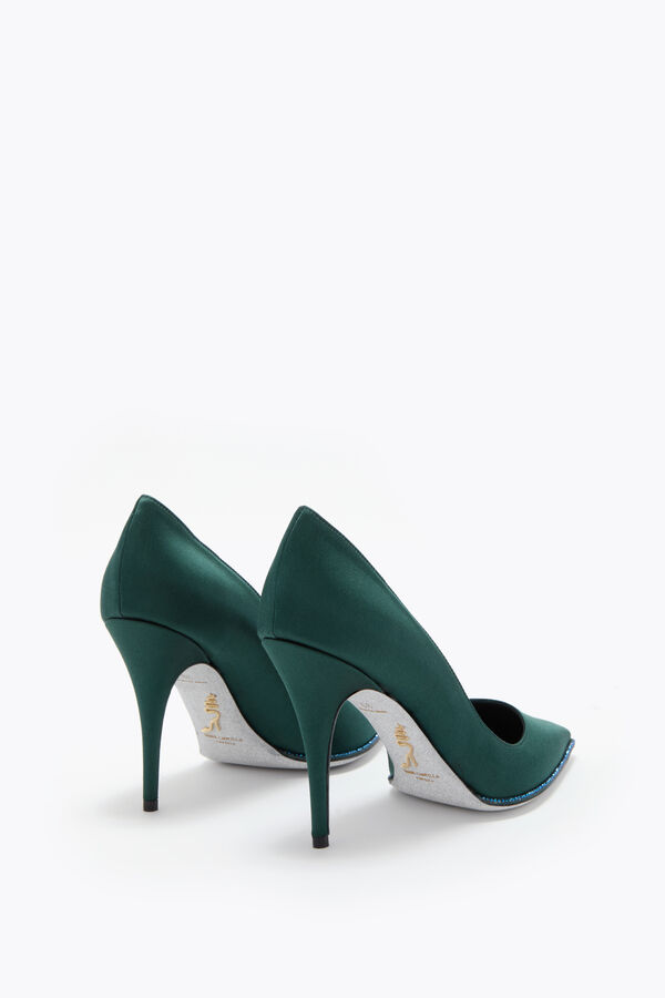 gioiello taylor teal pompa 100 rene caovilla