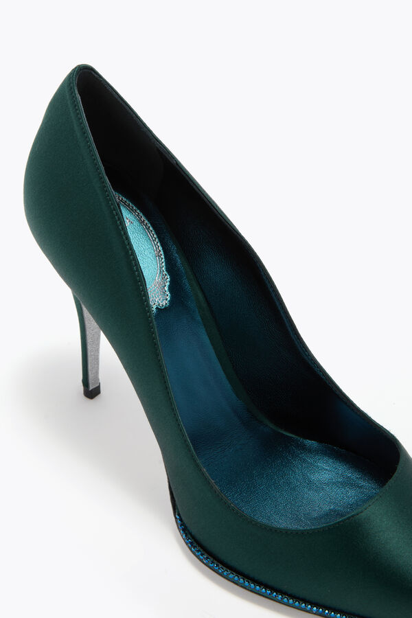 gioiello taylor teal pompa 100 rene caovilla