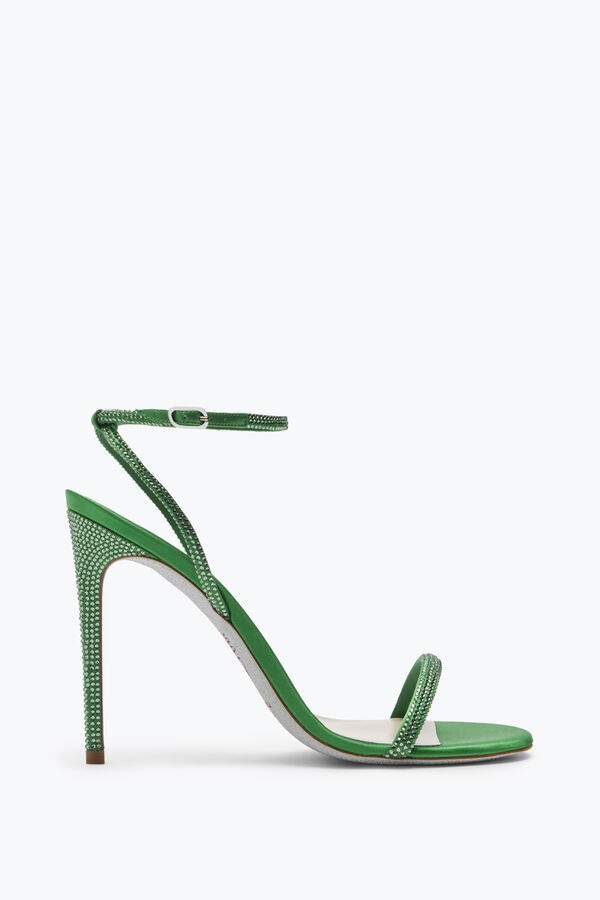 gioiello ellabrita cristallo verde sandalo 105 rene caovilla