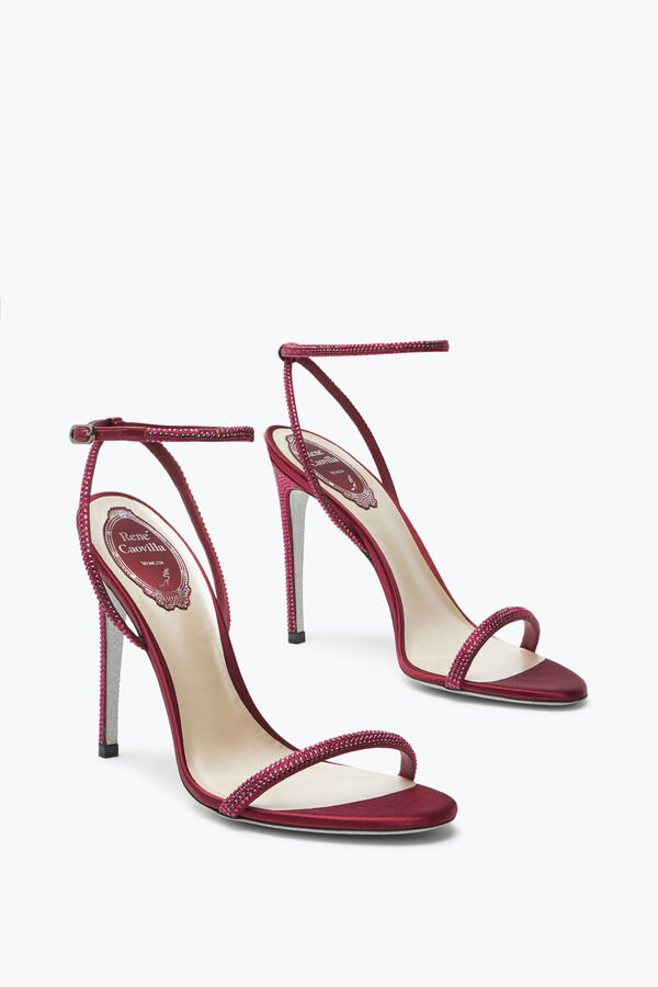 gioiello ellabrita cristallo bordeaux sandalo 105 rene caovilla