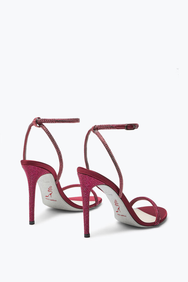 gioiello ellabrita cristallo bordeaux sandalo 105 rene caovilla