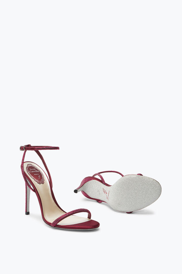 gioiello ellabrita cristallo bordeaux sandalo 105 rene caovilla