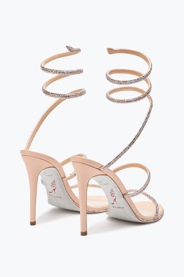 gioiello elegante rosa sandali cleo rene caovilla