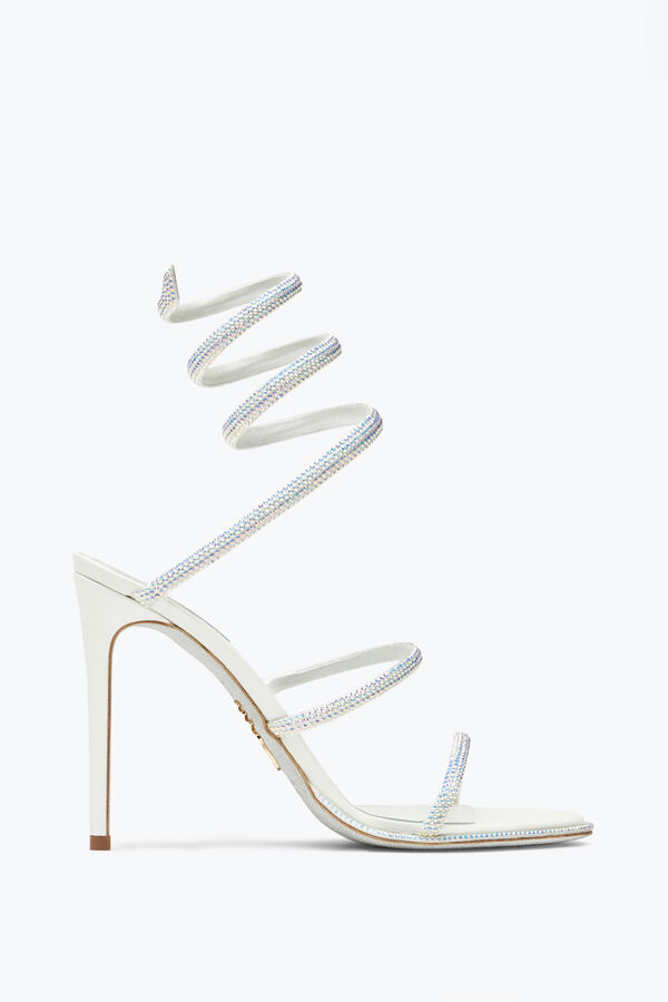 sandali gioiello con strass cleo rene caovilla