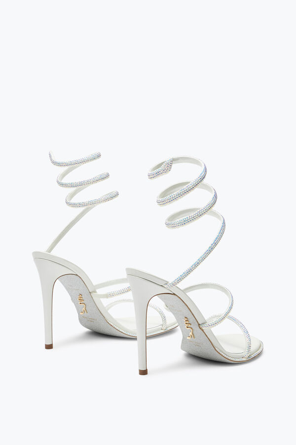 sandali gioiello con strass cleo rene caovilla