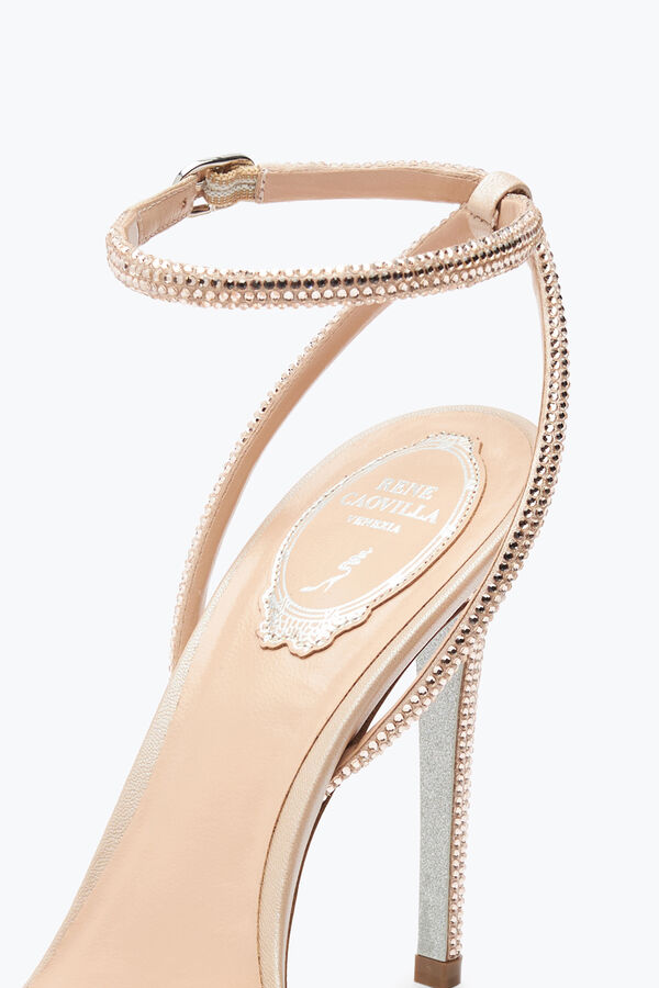 gioiello ellabrita cristallo blush sandalo 105 rene caovilla
