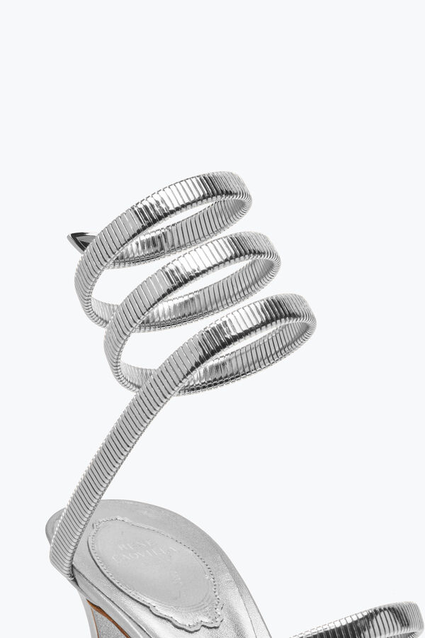 gioiello di ginepro metallizzato argento sandalo 80 rene caovilla