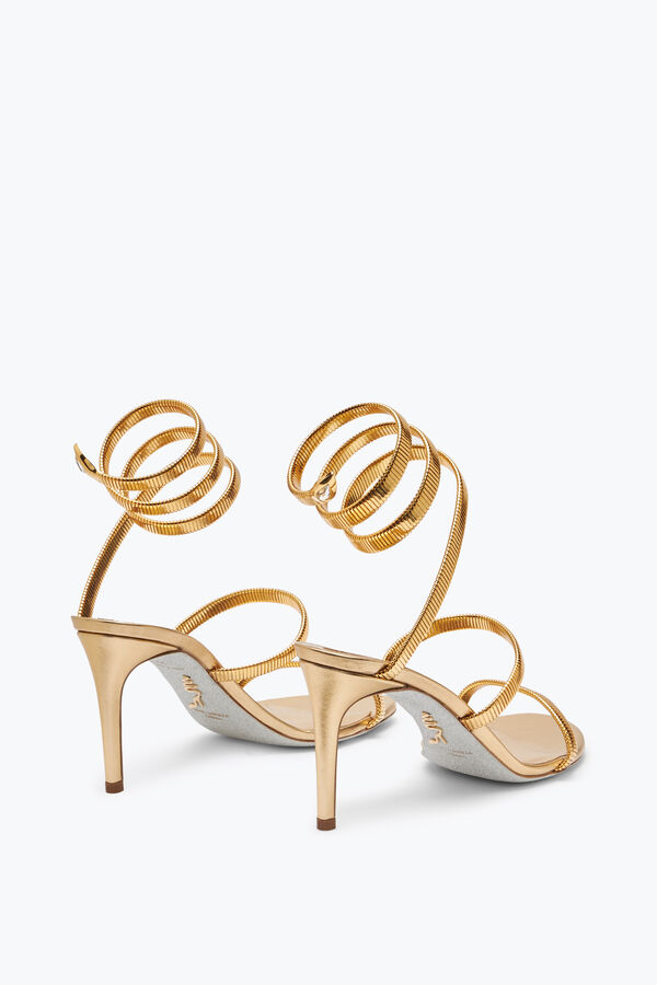 gioiello di ginepro metallizzato oro sandalo 80 rene caovilla