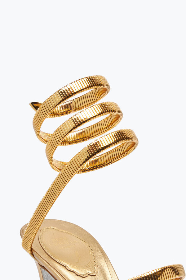 gioiello di ginepro metallizzato oro sandalo 80 rene caovilla