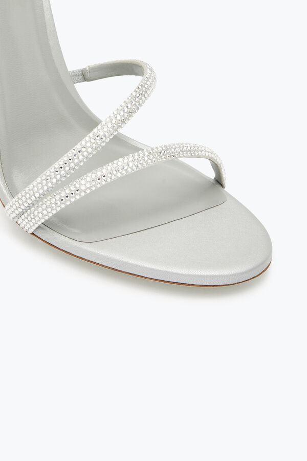 gioiello margot crystal grey sandalo 105 rene caovilla