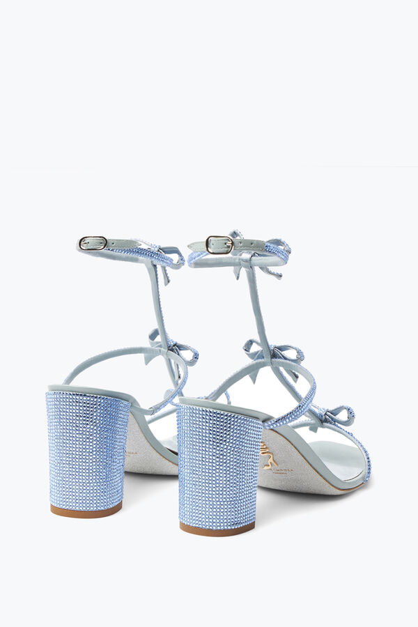 gioiello caterina polvere di cristallo blu sandalo 80 rene caovilla