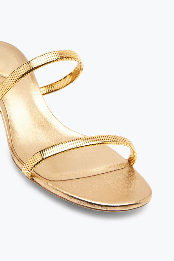 gioiello di ginepro metallizzato oro sandalo 40 rene caovilla