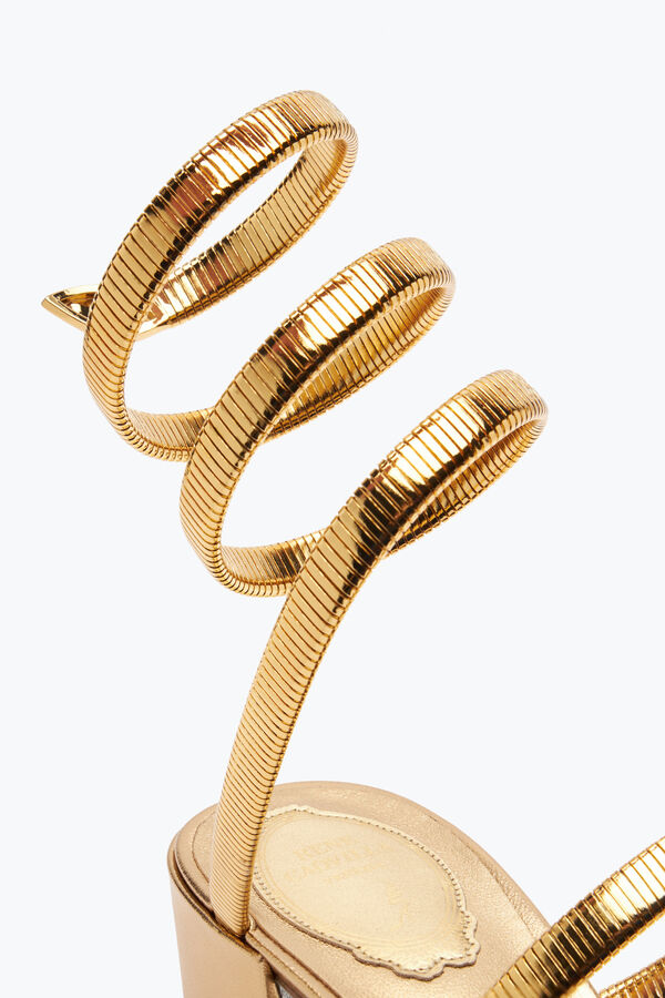 gioiello di ginepro metallizzato oro sandalo 40 rene caovilla