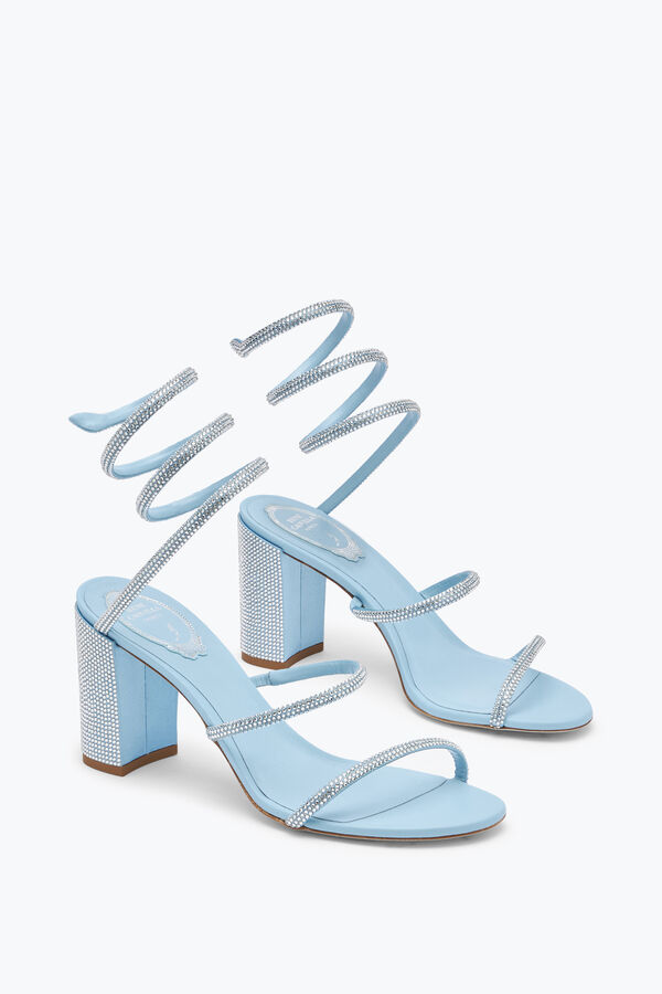 gioiello cleo pastello blu sandalo 80 rene caovilla