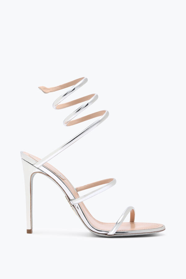 gioiello cleo metallizzato argento sandalo 105 rene caovilla