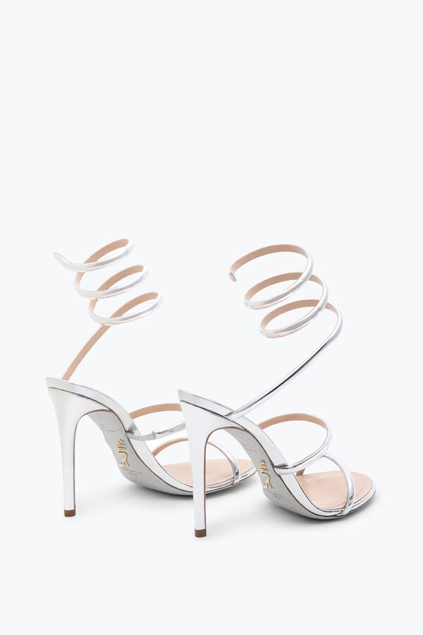 gioiello cleo metallizzato argento sandalo 105 rene caovilla